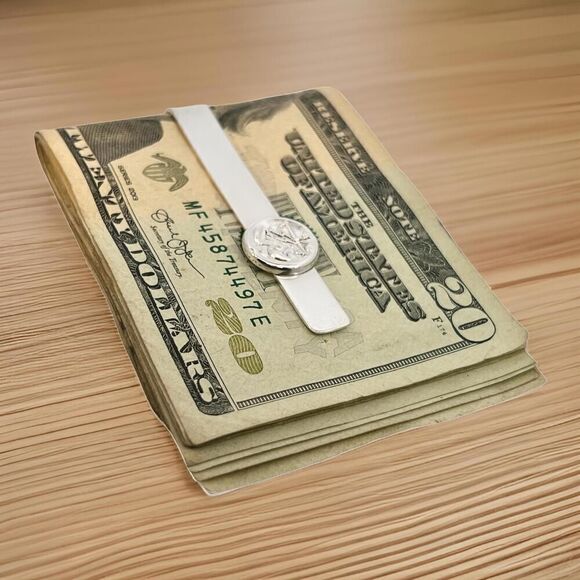 Georg Jensen Estate Money Clip Tie Clip Silver GJ32 - Picture 15 of 16